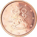 Finlandia, 2 Euro Cent, 2008, Vantaa, AU(55-58), Miedź platerowana stalą