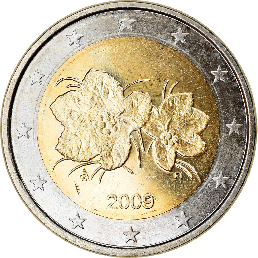 Finlandia, 2 Euro, 2009, SPL-, Bi-metallico, KM:130