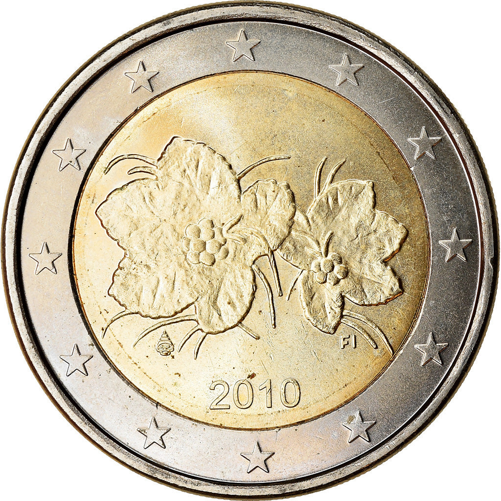 Finland, 2 Euro, 2010, AU(55-58), Bi-Metallic, KM:130