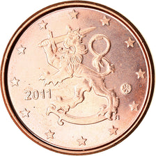 Finland, Euro Cent, 2011, AU(55-58), Copper Plated Steel, KM:98