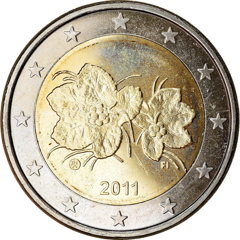 Finlandia, 2 Euro, 2011, SPL-, Bi-metallico, KM:130