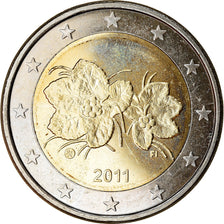 Finlandia, 2 Euro, 2011, SPL-, Bi-metallico, KM:130