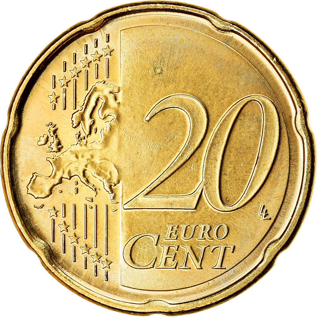 Finlandia, 20 Euro Cent, 2013, EBC, Latón, KM:127