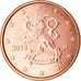 Finlandia, 5 Euro Cent, 2015, SPL-, Acciaio placcato rame