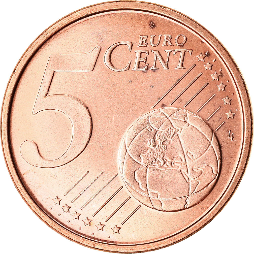 Finlandia, 5 Euro Cent, 2015, SPL-, Acciaio placcato rame