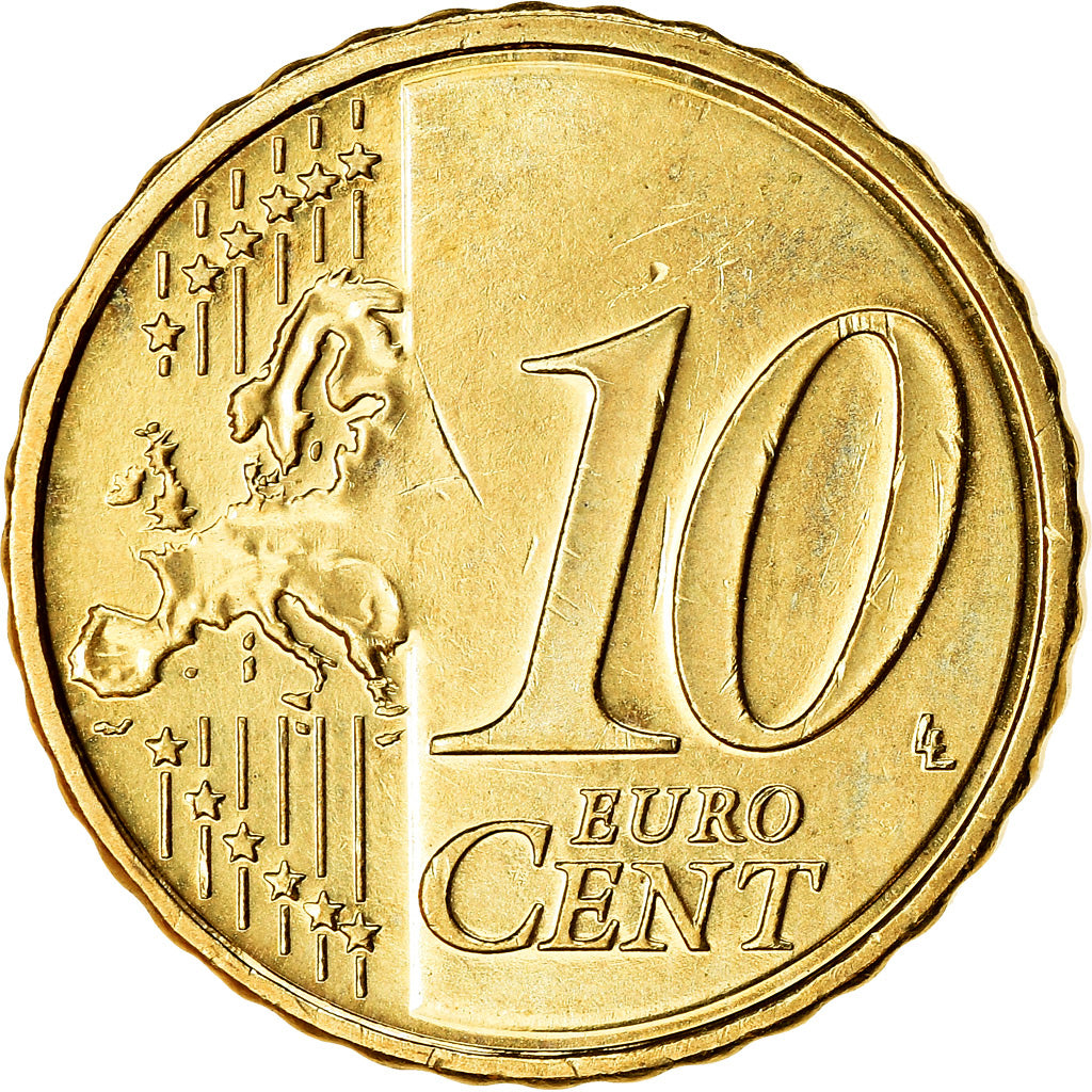 Finland, 10 Euro Cent, 2016, AU(55-58), Brass