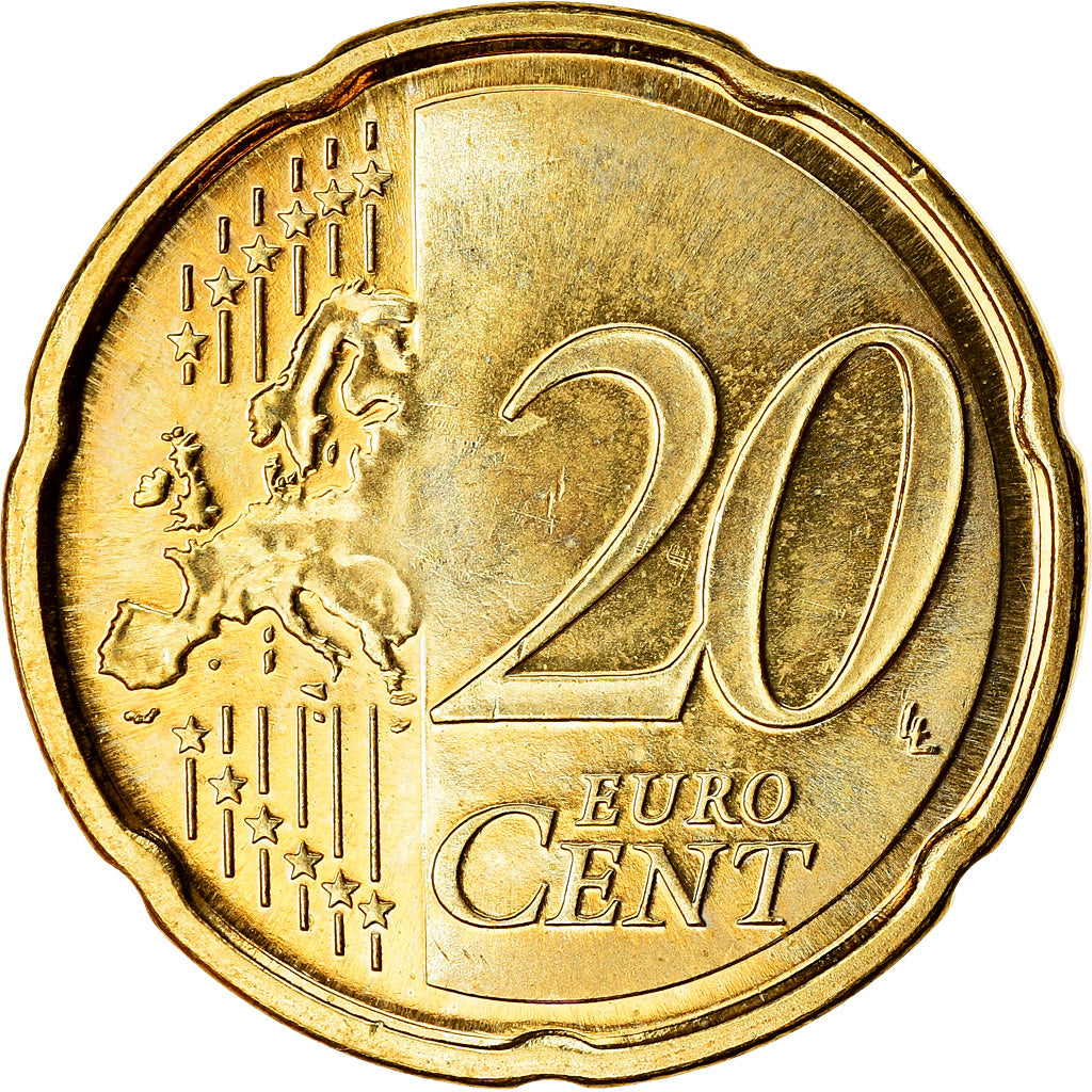 Finnland, 20 Euro Cent, 2014, VZ, Messing