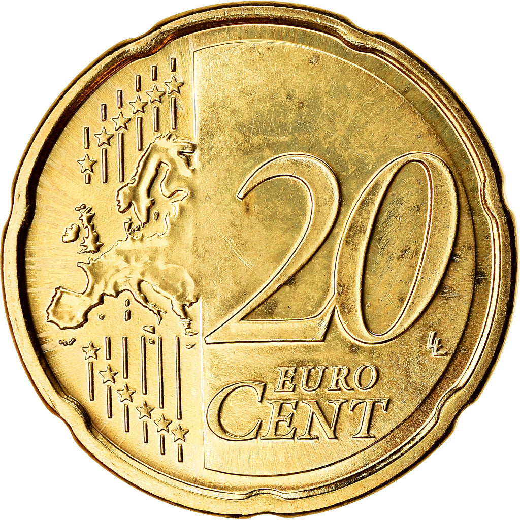 Finlandia, 20 Euro Cent, 2017, AU(55-58), Mosiądz