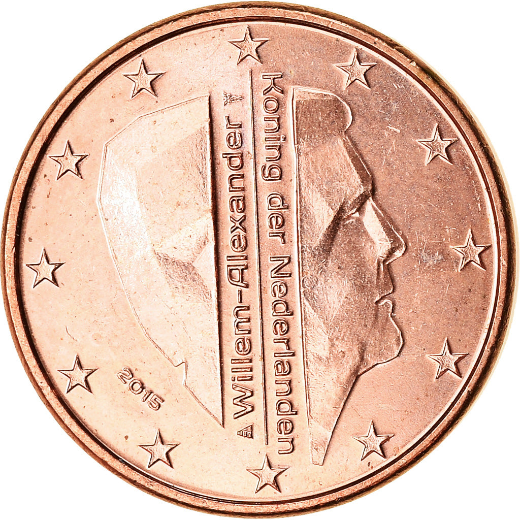 Paesi Bassi, Euro Cent, 2015, SPL-, Acciaio placcato rame
