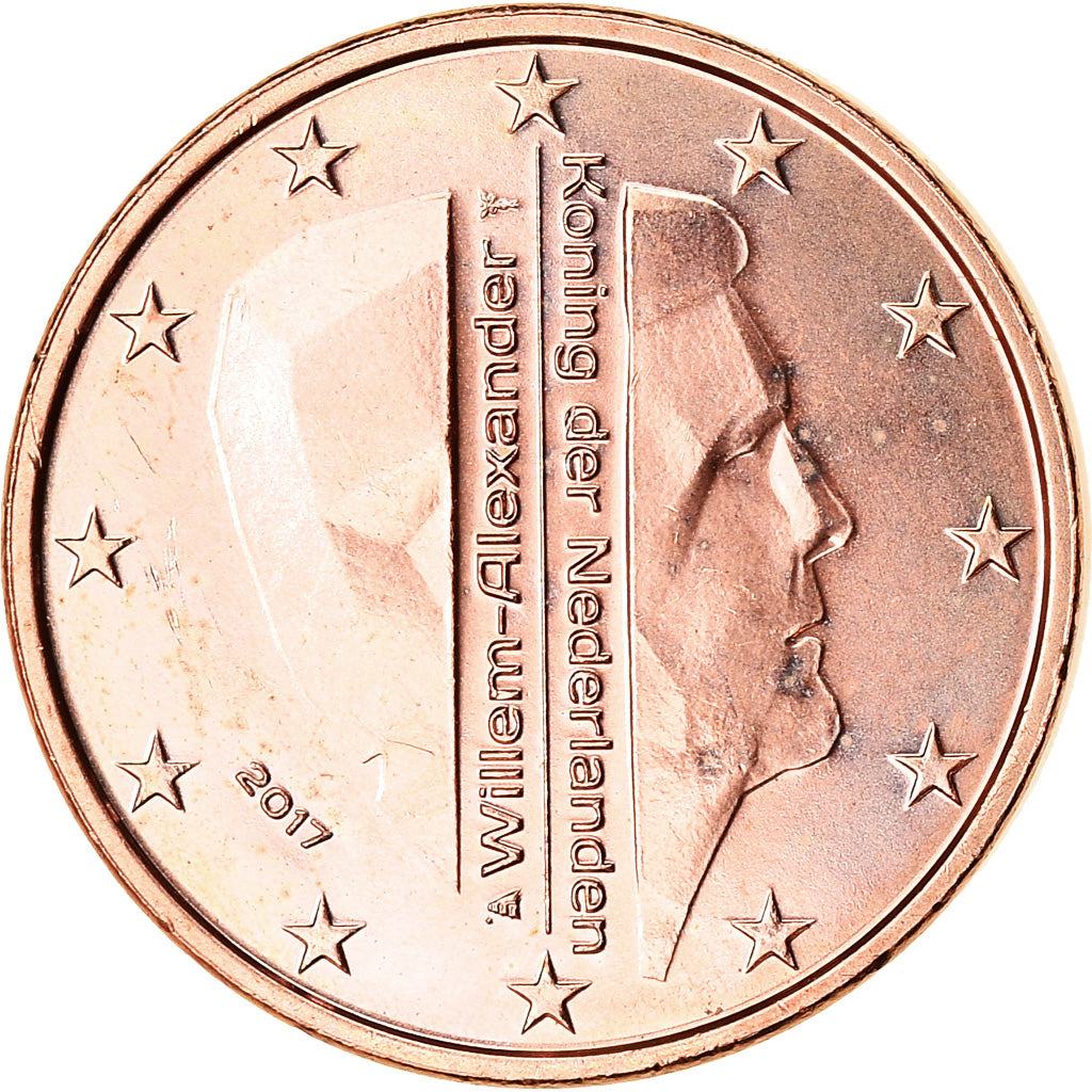 Paesi Bassi, Euro Cent, 2017, SPL-, Acciaio placcato rame