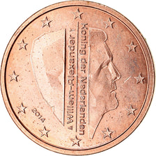 Netherlands, 2 Euro Cent, 2014, AU(55-58), Copper Plated Steel