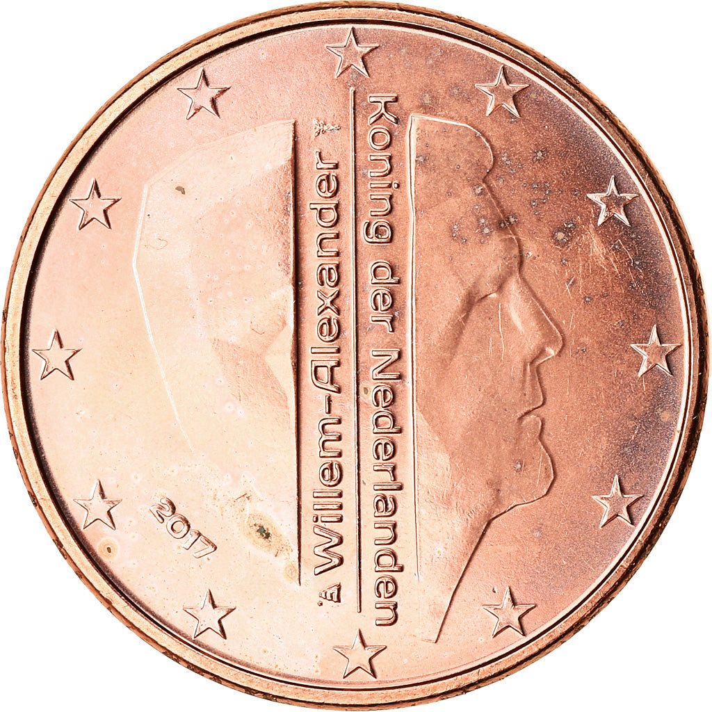 Países Bajos, 5 Euro Cent, 2017, EBC, Cobre chapado en acero