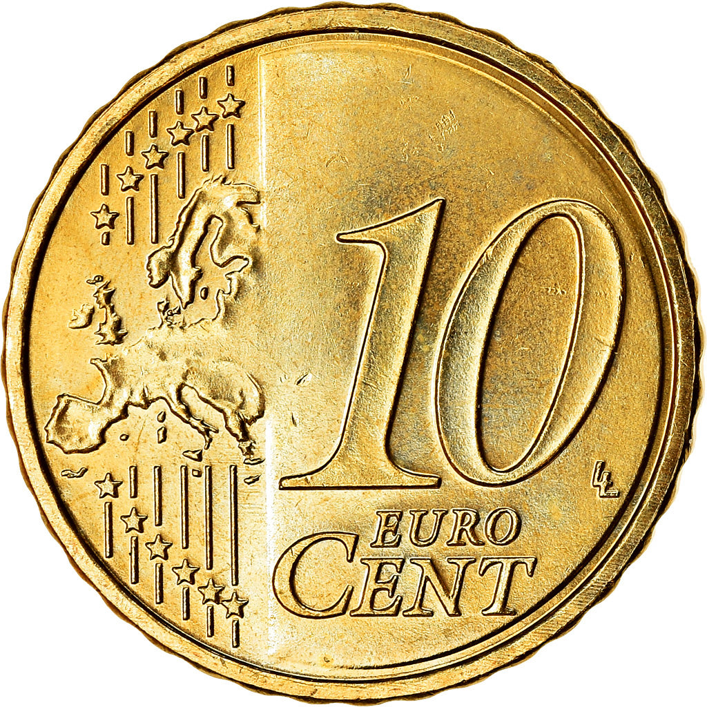 Niederlande, 10 Euro Cent, 2015, VZ, Messing