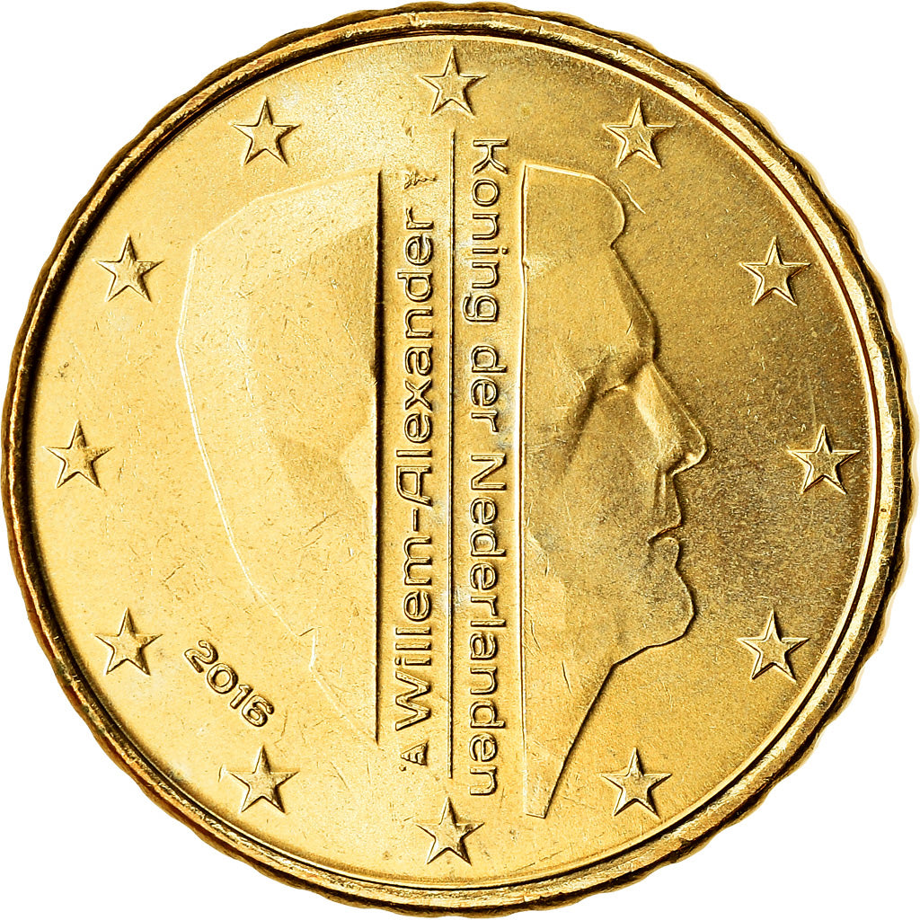 Nederland, 10 Euro Cent, 2016, PR, Tin