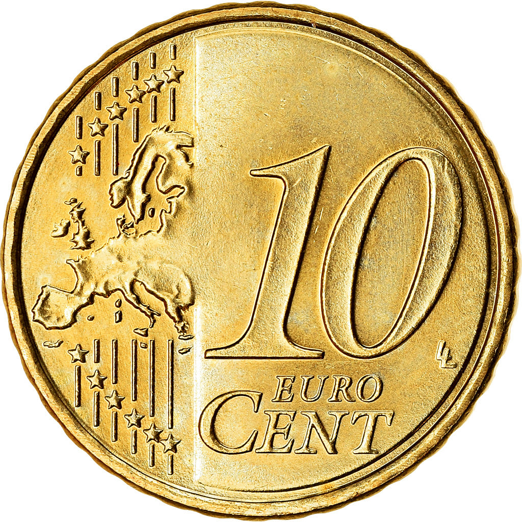 Nederland, 10 Euro Cent, 2016, PR, Tin