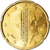 Países Bajos, 20 Euro Cent, 2017, EBC, Latón