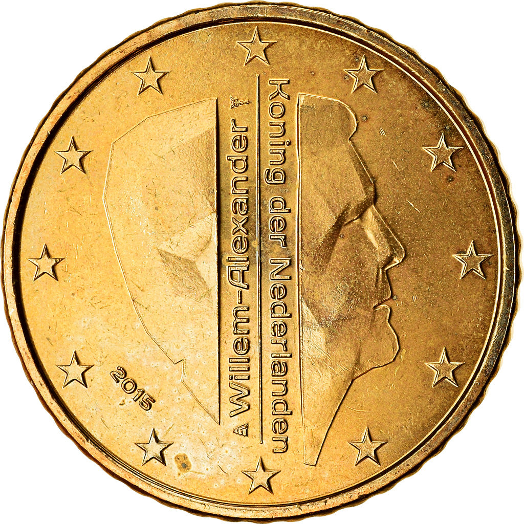 Niederlande, 50 Euro Cent, 2015, VZ, Messing