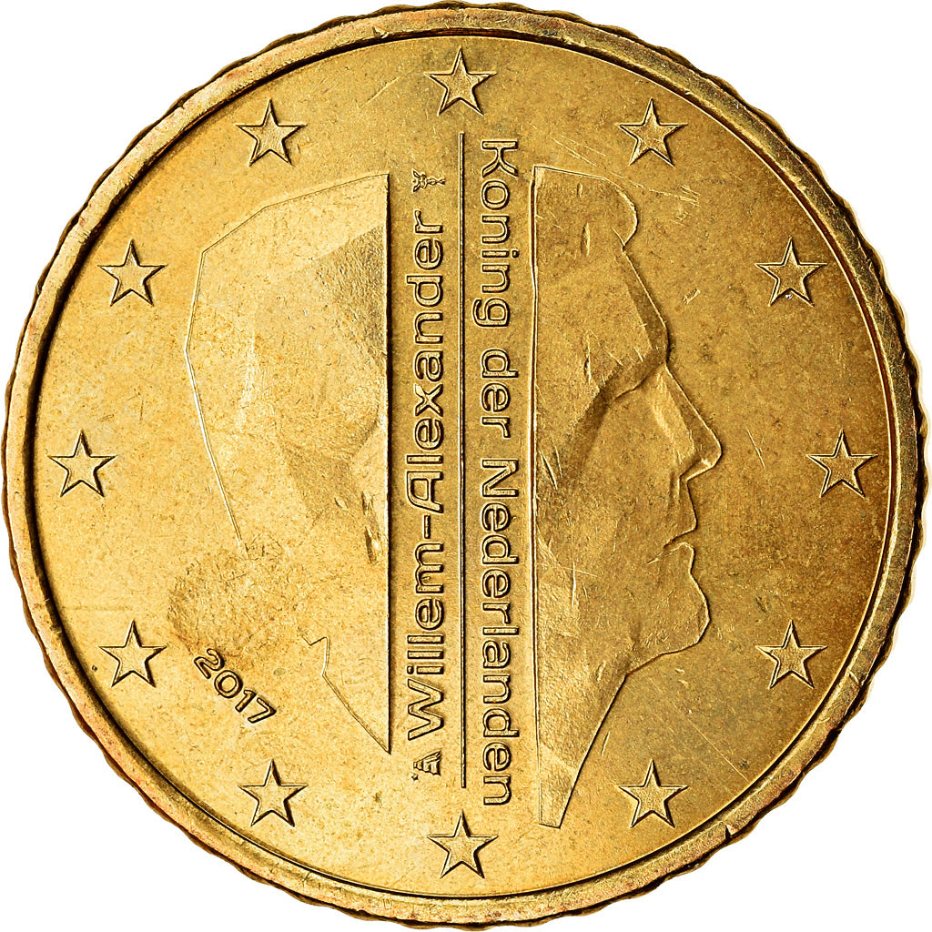 Países Bajos, 50 Euro Cent, 2017, EBC, Latón