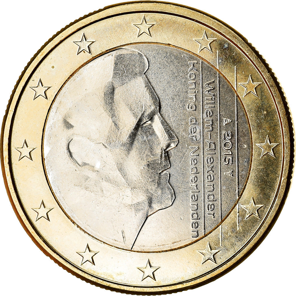 Niederlande, Euro, 2015, VZ, Bi-Metallic