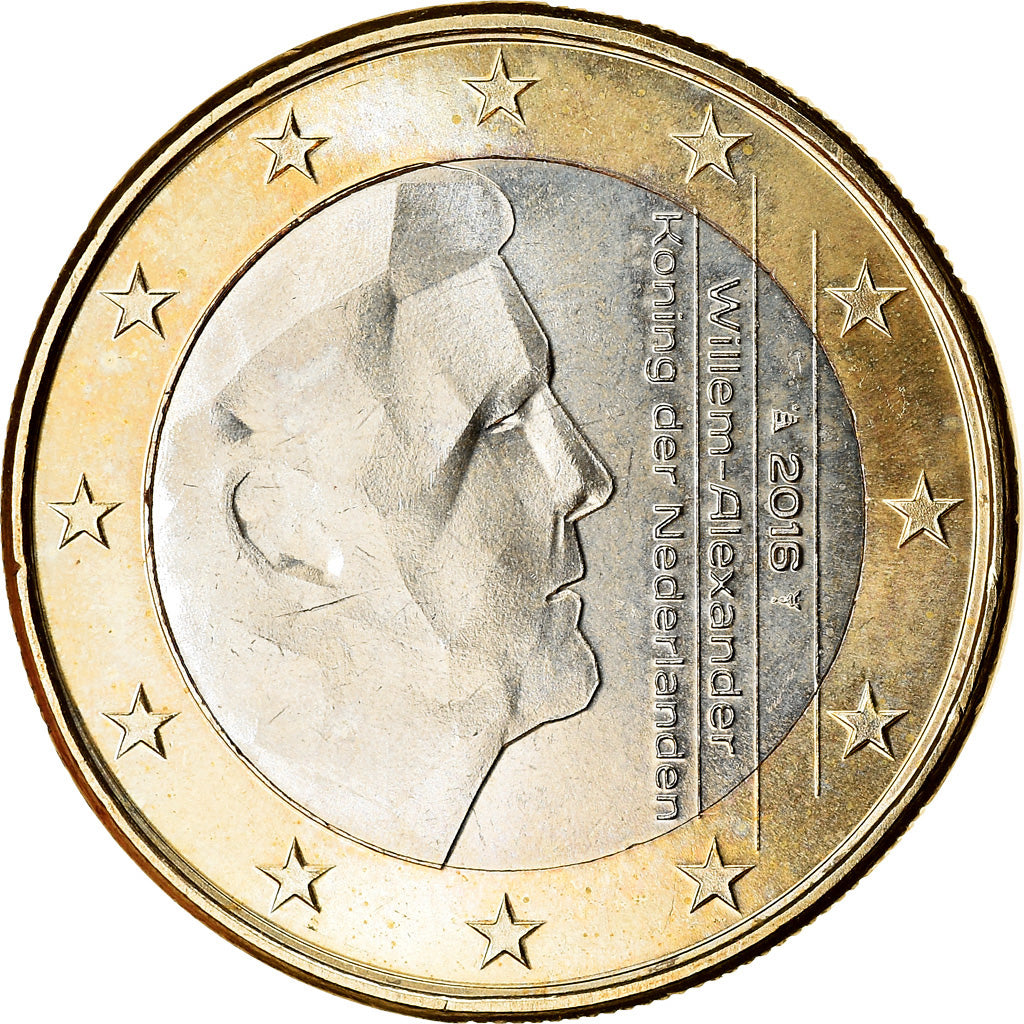 Paesi Bassi, Euro, 2016, SPL-, Bi-metallico