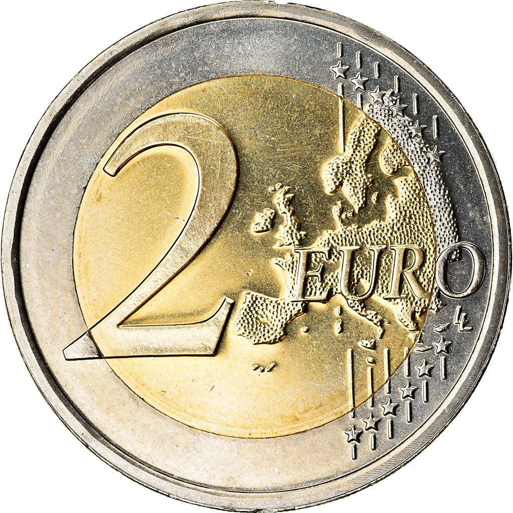 Holandia, 2 Euro, 2014, AU(55-58), Bimetaliczny