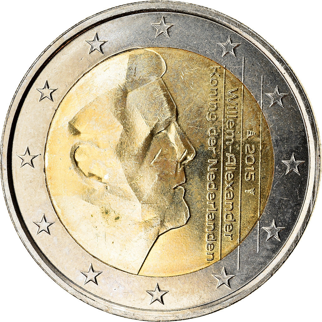 Niederlande, 2 Euro, 2015, VZ, Bi-Metallic