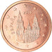 Spanien, 2 Euro Cent, 2015, UNZ, Copper Plated Steel