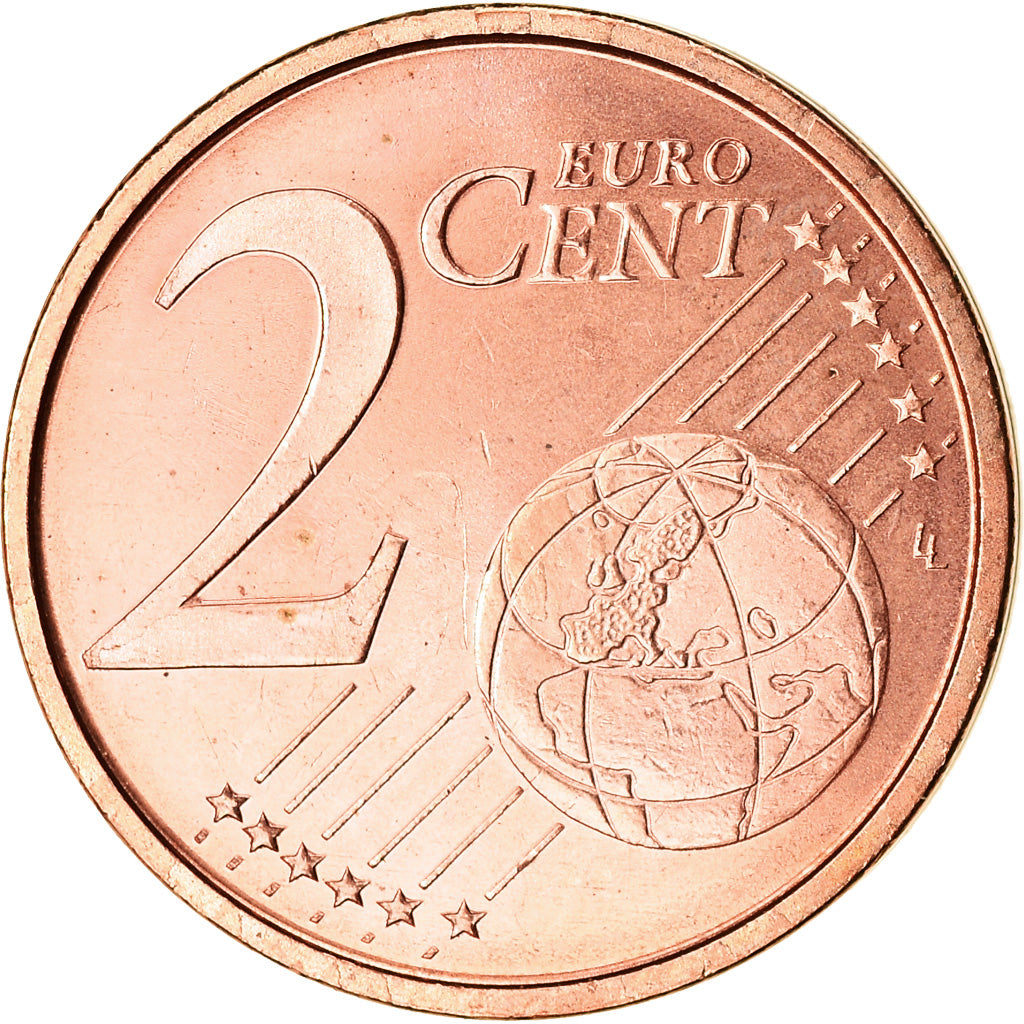 Spanien, 2 Euro Cent, 2015, UNZ, Copper Plated Steel