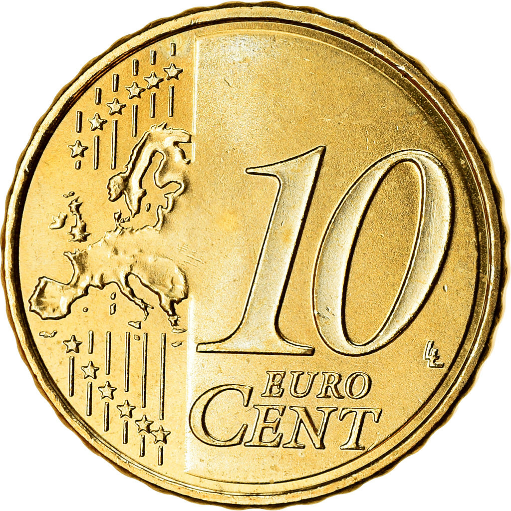 España, 10 Euro Cent, 2015, SC, Latón