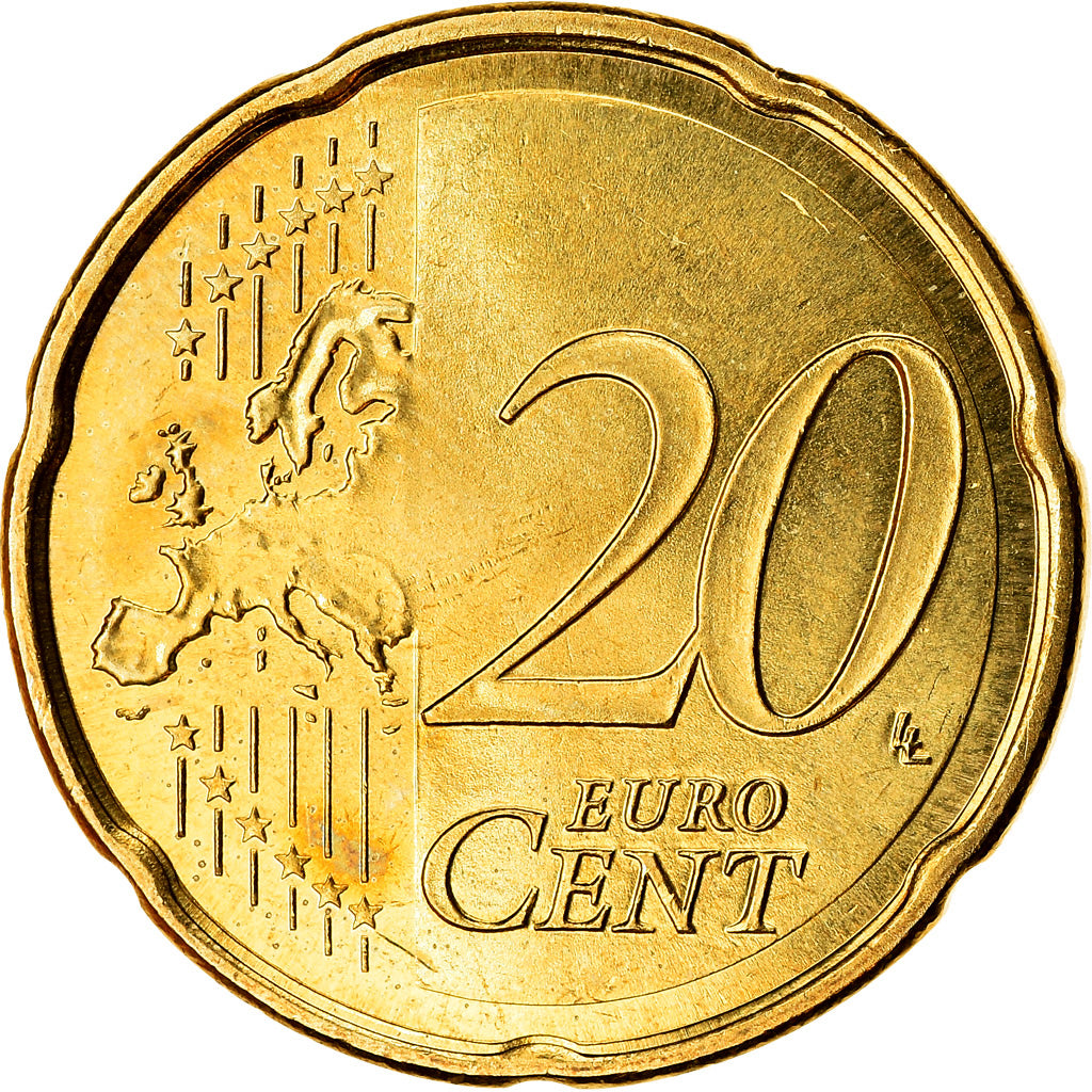 España, 20 Euro Cent, 2017, SC, Latón