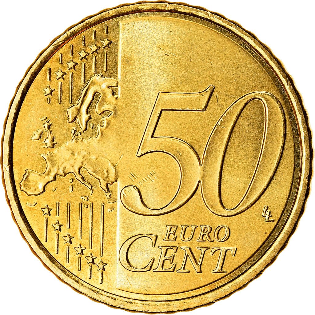 España, 50 Euro Cent, 2017, SC, Latón