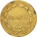 FRANCE, France Libre, 2 Francs, 1944, Philadelphia, KM #905, EF(40-45), Brass,..