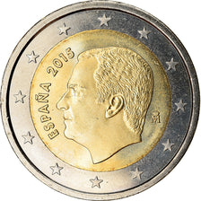 Spain, 2 Euro, 2015, MS(63), Bi-Metallic
