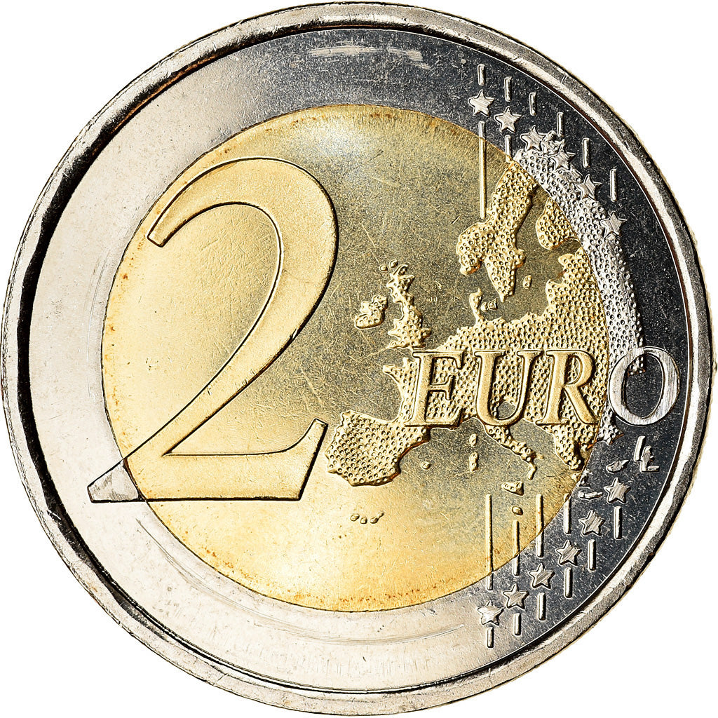 Spain, 2 Euro, 2015, MS(63), Bi-Metallic