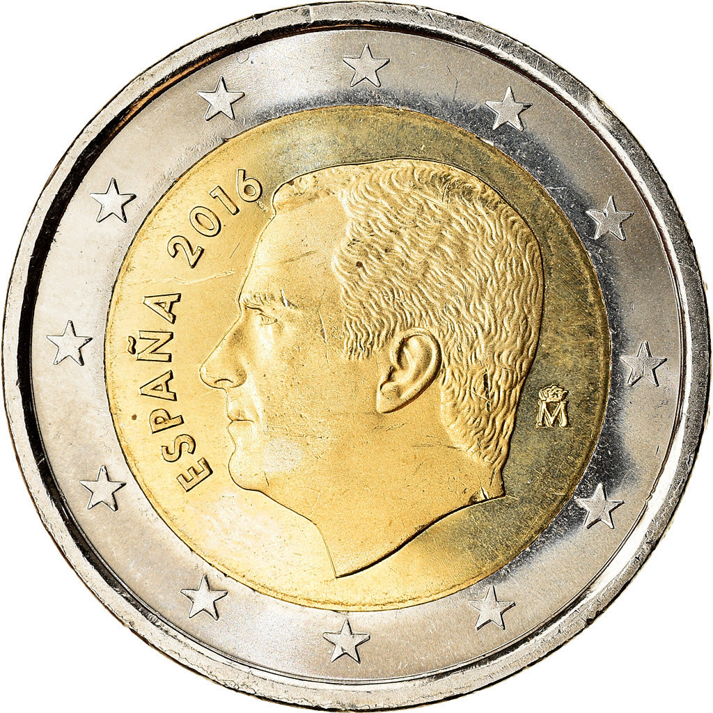 Spain, 2 Euro, 2016, MS(63), Bi-Metallic