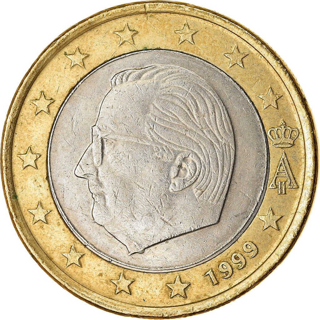 Belgio, Euro, 1999, BB, Bi-metallico, KM:230