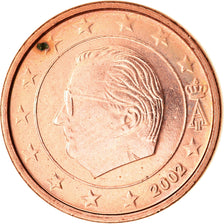 Belgio, Euro Cent, 2002, SPL, Acciaio placcato rame, KM:224