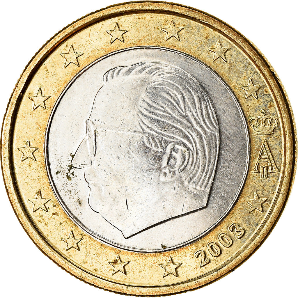 Belgien, Euro, 2003, SS, Bi-Metallic, KM:230