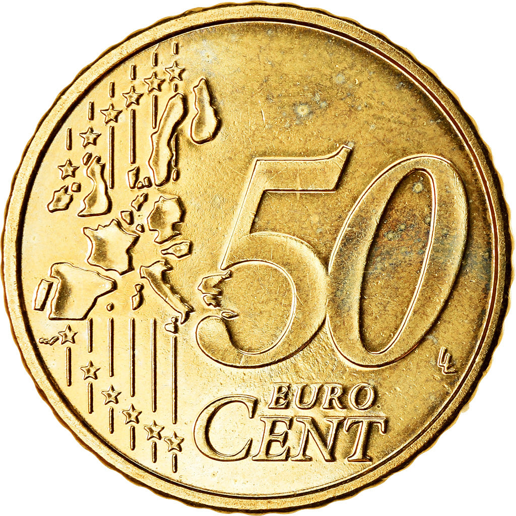 Belgien, 50 Euro Cent, 2006, UNZ, Messing, KM:229