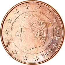 Belgium, 5 Euro Cent, 2007, AU(55-58), Copper Plated Steel, KM:226
