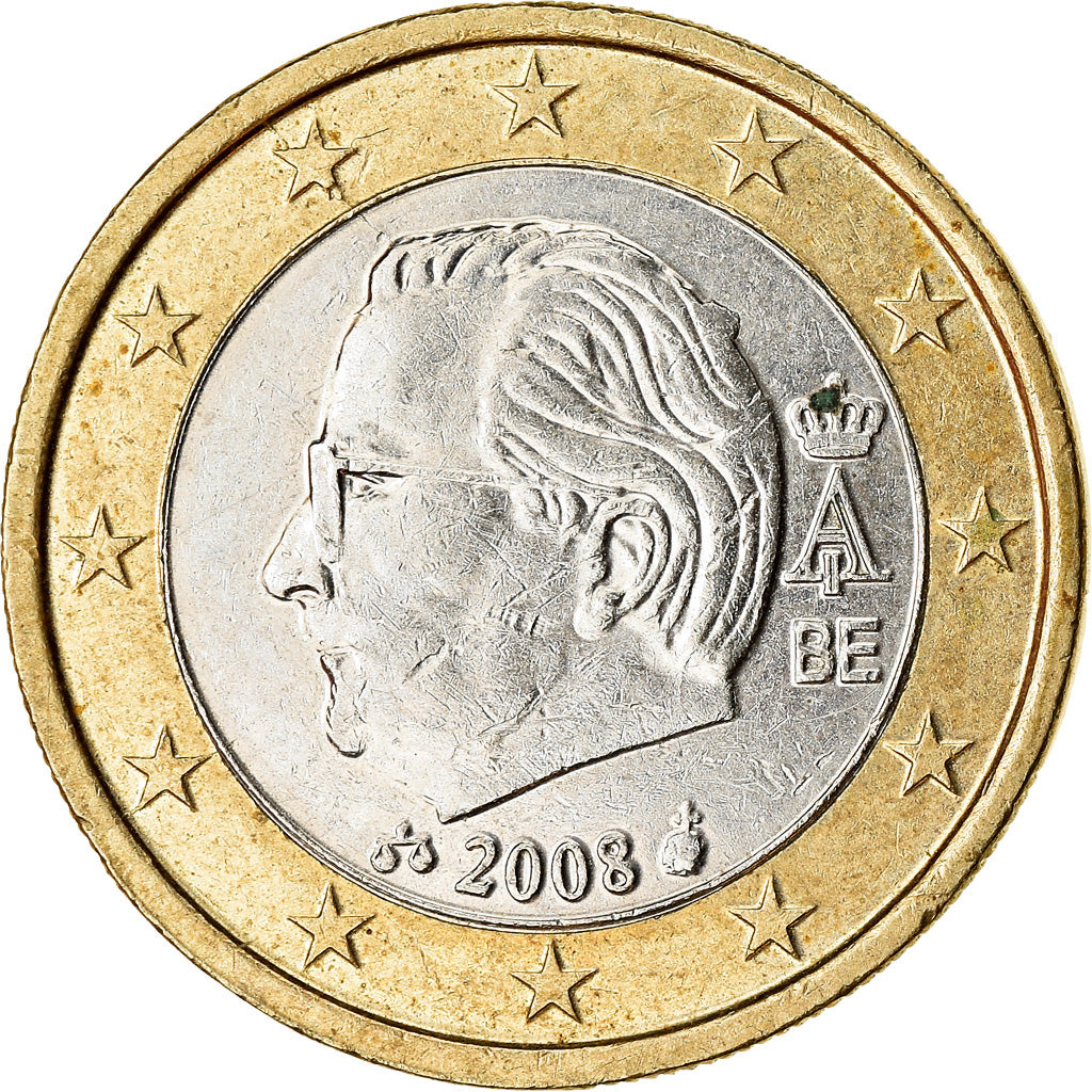 Belgio, Euro, 2008, SPL, Bi-metallico, KM:280