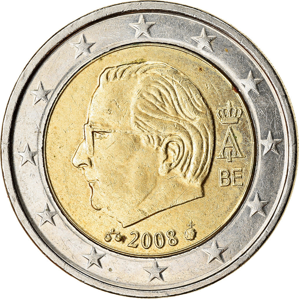 Belgio, 2 Euro, 2008, SPL, Bi-metallico, KM:281