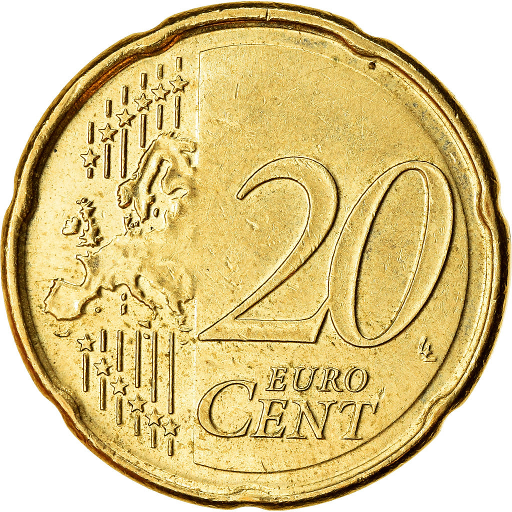 België, 20 Euro Cent, 2010, PR, Tin, KM:278