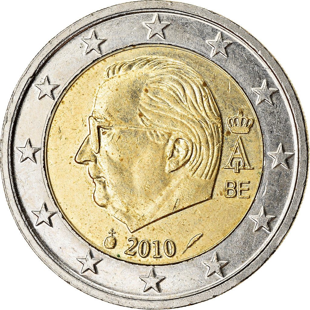 Belgien, 2 Euro, 2010, VZ, Bi-Metallic, KM:281