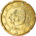 Belgien, 20 Euro Cent, 2011, SS, Messing, KM:278