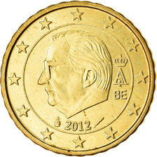 Belgio, 10 Euro Cent, 2012, SPL-, Ottone, KM:277