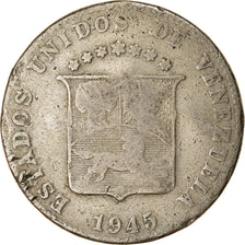 Moneta, Venezuela, 12-1/2 Centimos, 1945, B, Rame-nichel, KM:30a