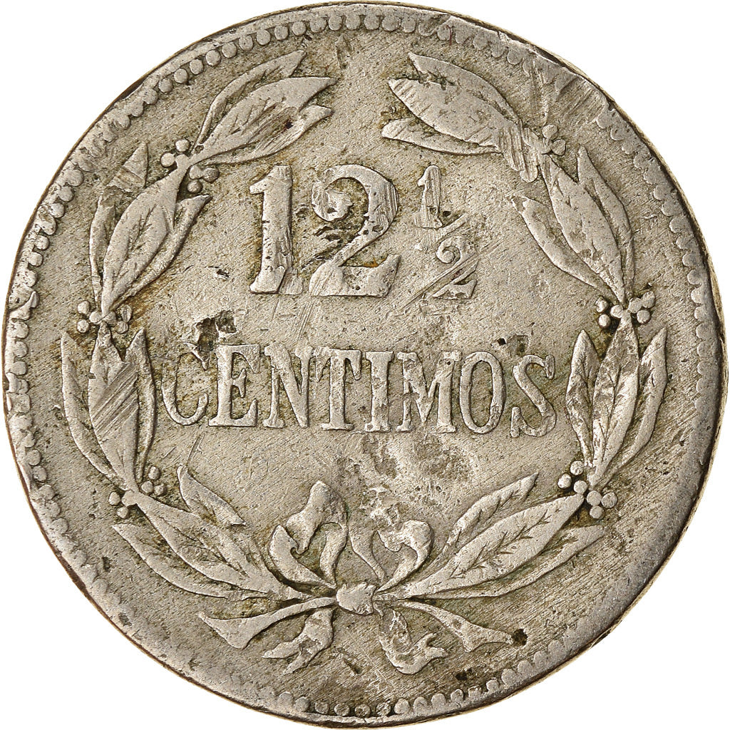 Moneta, Venezuela, 12-1/2 Centimos, 1945, B, Rame-nichel, KM:30a