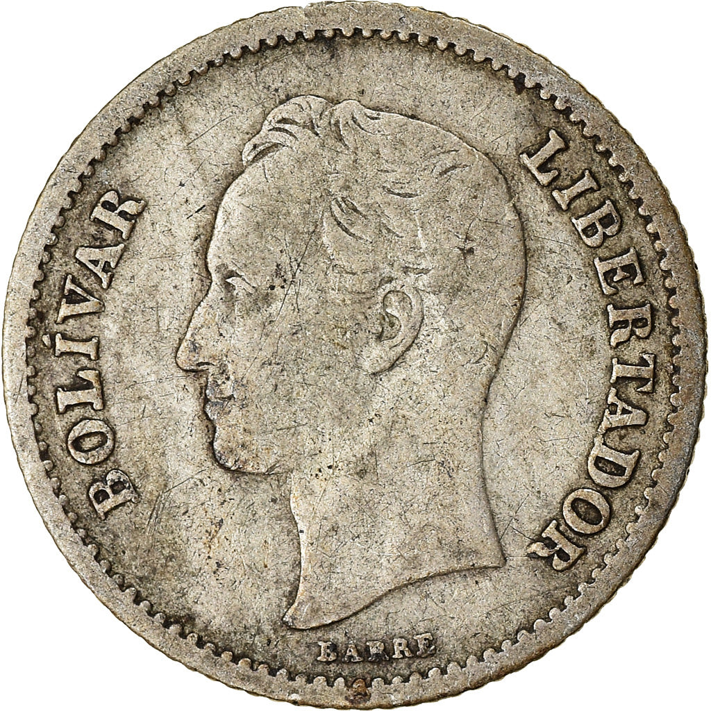 Moneta, Venezuela, 25 Centimos, 1946, B+, Argento, KM:20