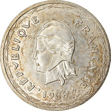 Münze, New Hebrides, 100 Francs, 1966, Paris, SS, Silber, KM:1